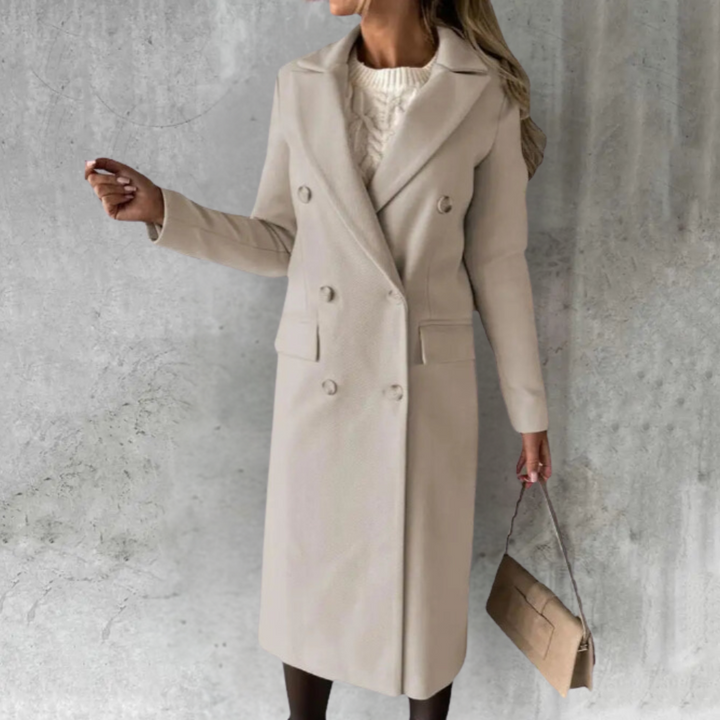 Raisa | Chic Urban Wool Trench Coat