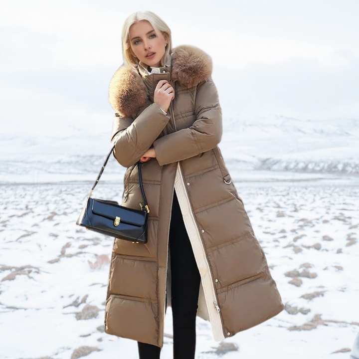 Hespina | Luxurious Winter Parka With Fur Hood