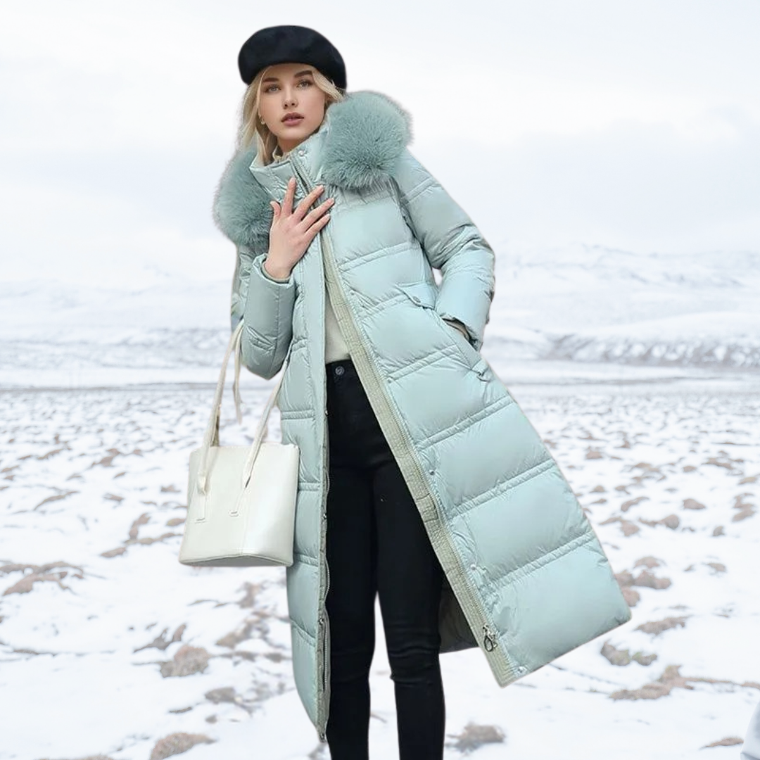 Hespina | Luxurious Winter Parka With Fur Hood