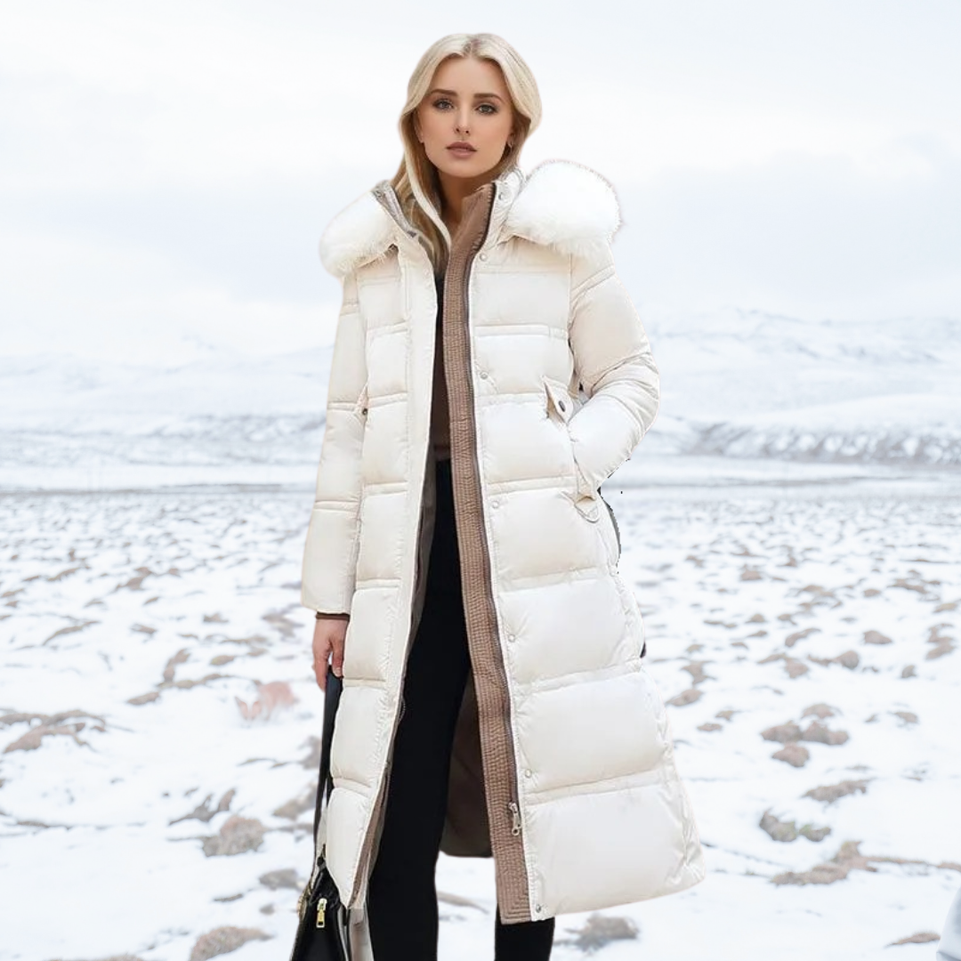 Hespina | Luxurious Winter Parka With Fur Hood