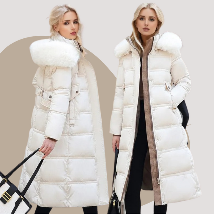 Hespina | Luxurious Winter Parka With Fur Hood