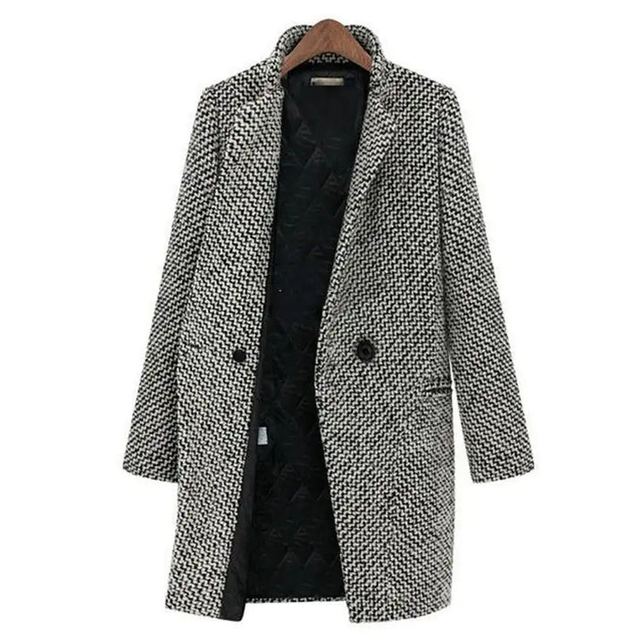 CHESKA® | Long Wool Coat