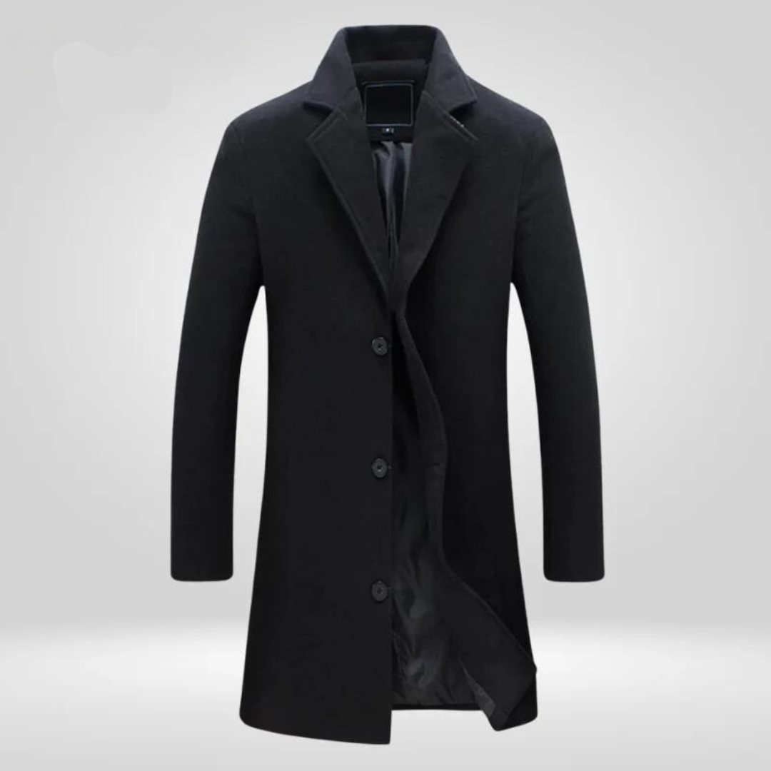 MATH® | Wool Buttoned Coat